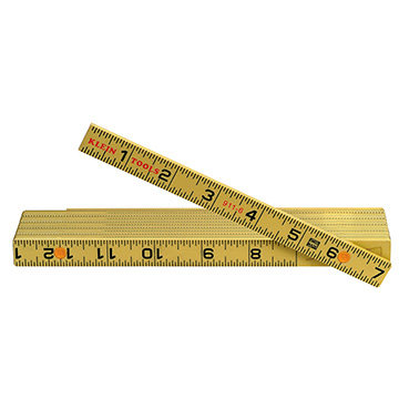 Fiberglass Folding Rules - Outside Reading - 911-6 Fiberglass Folding Rules - Outside Reading - 911-6